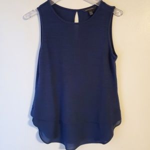Banana Republic Sleeveless Blue Blouse